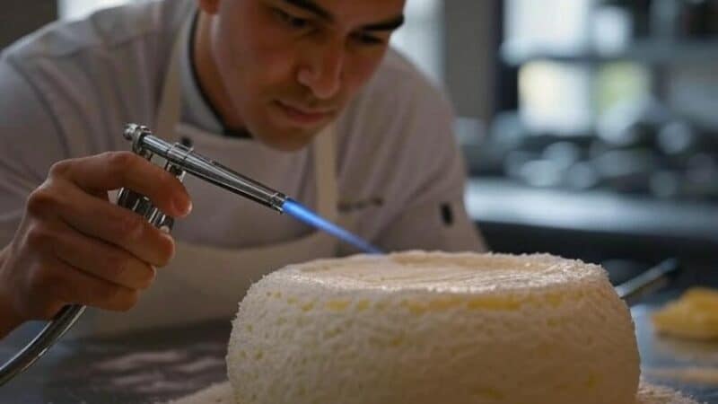 Biała Czekolada w Cukiernictwie: Jak Pracować z Aerografem i Palnikiem Bez Obaw o Przypalenie